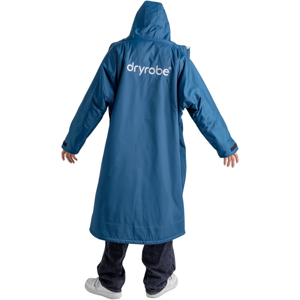 2026 Dryrobe Advance Long Sleeve Changing Robe DALSV3 - Deep Sea Blue / Sand Camo